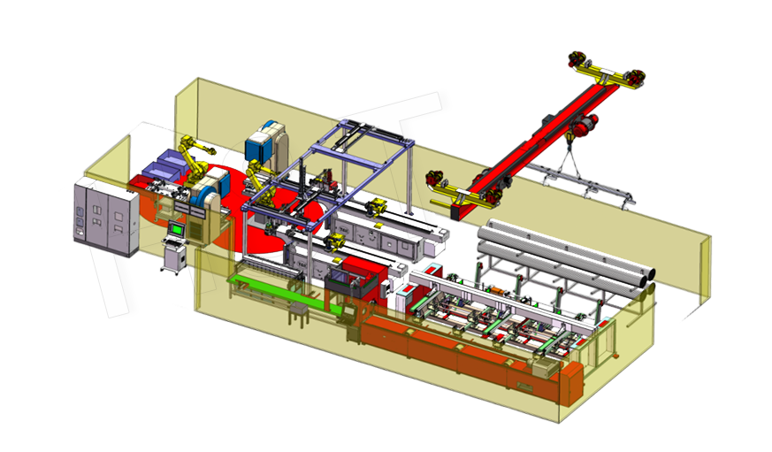 Série d'automatisation de lignes de production
