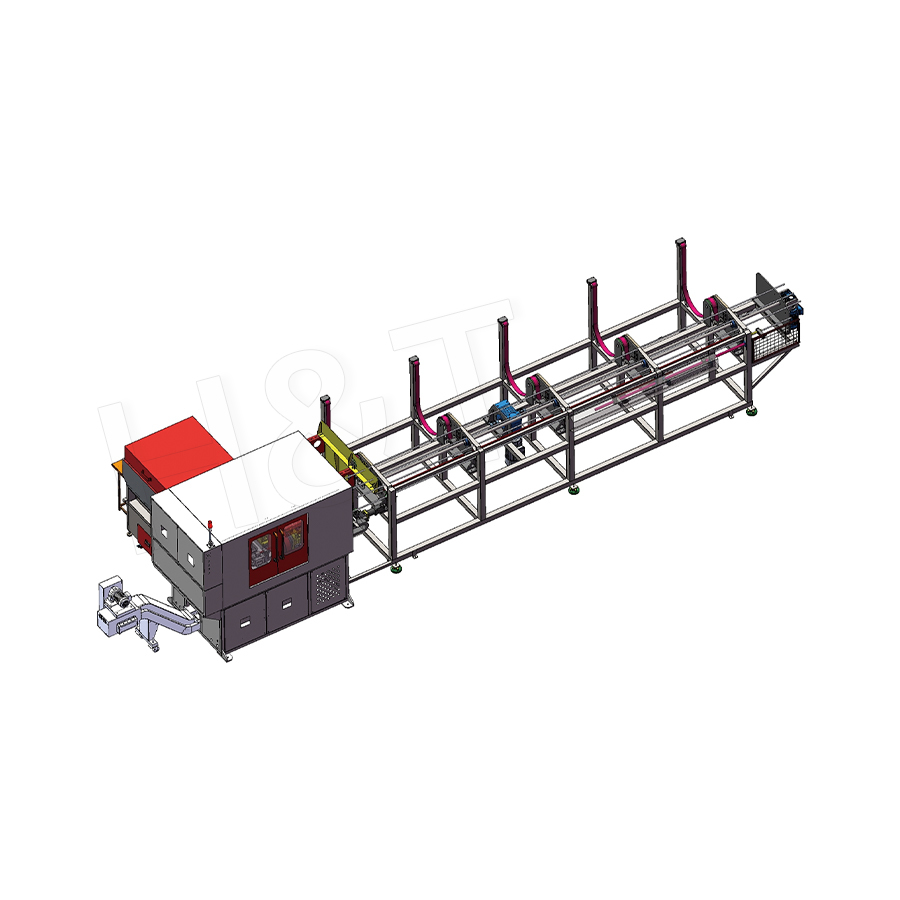 Nouvelle ligne d'automatisation intégrée de coupe rotative et de chanfreinage